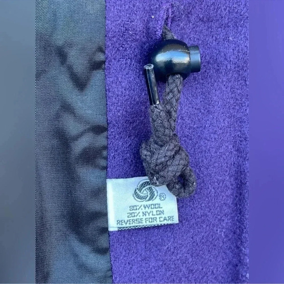 Carolina herrera wool purple Cheetah zip jacket Size medium - Picture 13 of 14